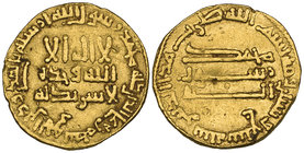 ABBASID, temp. al-Mahdi (158-169h), dinar, 167h, 4.17g (Bernardi 51; Album 214), good fine 

Estimate: GBP 140 - 160