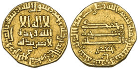ABBASID, temp. al-Rashid (170-193h), dinar, 177h, citing Ja‘far, 3.96g (Bernardi 69), lightly clipped, good fine 

Estimate: GBP 140 - 160
