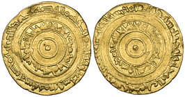 FATIMID, al-‘Aziz (365-386h), dinar, Misr 375h, 4.09g (Nicol 711), good fine 

Estimate: GBP 140 - 180