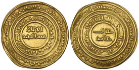 FATIMID, al-Hafiz (526-544h), dinar, Misr 528h, 4.34g (Nicol 2617), minor edge bend, good very fine, rare 

Estimate: GBP 400 - 600