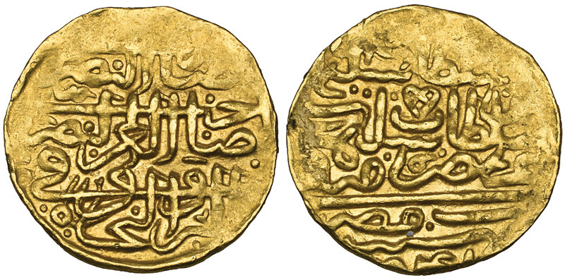 OTTOMAN, Süleyman I (926-974h), sultani, Misr 941h, 3.53g (Artuk 1557; Pere -), ...