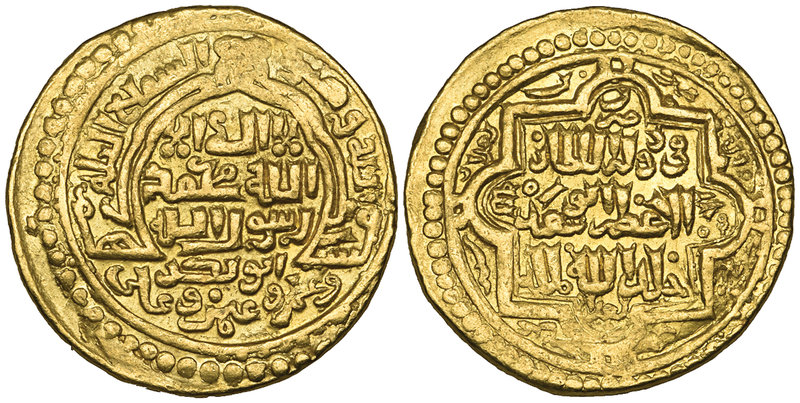 Ilkhanid, Abu Sa‘id (716-736h), dinar, Baghdad 720h, 9.70g (Diler 488), good ver...