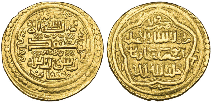 Ilkhanid, Abu Sa‘id (716-736h), dinar, Baghdad 722h, 4.27g (Diler 502), good ver...
