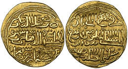 Sultans of Dehli, Muhammad b. Tughluq (725-752h), gold tanka, Dehli 742h, 11.09g (GG D427), flan slightly bent, good very fine 

Estimate: GBP 400 -...
