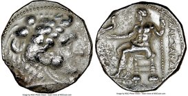 MACEDONIAN KINGDOM. Alexander III the Great (336-323 BC). AR tetradrachm (25mm, 11h). NGC VF. Early posthumous issue of Tyre, by Laomedon, struck unde...