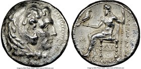 MACEDONIAN KINGDOM. Alexander III the Great (336-323 BC). AR tetradrachm (26mm, 12h). NGC VF. Late lifetime-early posthumous issue of 'Babylon', ca. 3...