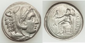 MACEDONIAN KINGDOM. Alexander III the Great (336-323 BC). AR tetradrachm (25mm, 16.89 gm, 1h). XF. Lifetime issue of 'Amphipolis'. Head of Heracles ri...