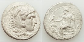 MACEDONIAN KINGDOM. Alexander III the Great (336-323 BC). AR tetradrachm (26mm, 15.69 gm, 12h). XF, porosity. Lifetime or early posthumous issue of Da...