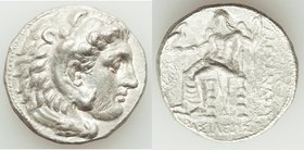 MACEDONIAN KINGDOM. Alexander III the Great (336-323 BC). AR tetradrachm (25mm, 16.78 gm, 12h). XF, porosity. Late lifetime to early posthumous issue ...
