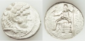 MACEDONIAN KINGDOM. Alexander III the Great (336-323 BC). AR tetradrachm (26mm, 16.04 gm, 5h). XF, porosity, bent. Lifetime or early posthumous issue ...