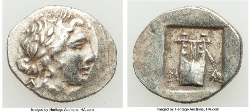LYCIAN LEAGUE. Masicytes. Ca. 1st century BC. AR hemidrachm (16mm, 1.82 gm, 12h)...