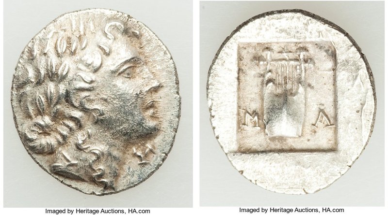 LYCIAN LEAGUE. Masicytes. Ca. 1st century BC. AR hemidrachm (15mm, 1.91 gm, 1h)....