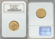 Victoria gold Sovereign 1865-SYDNEY VF35 NGC, Sydney mint, KM4. AGW 0.2353 oz.

HID09801242017