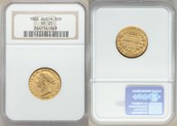 Victoria gold Sovereign 1865-SYDNEY VF25 NGC, Sydney mint, KM4. AGW 0.2353 oz.

HID09801242017