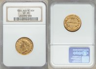 Victoria gold Sovereign 1866-SYDNEY VF35 NGC, Sydney mint, KM4. AGW 0.2353 oz.

HID09801242017