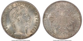 Franz Joseph I Florin 1861-A MS63 PCGS, Vienna mint, KM2219. 

HID09801242017