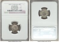 Norodom I 50 Centimes 1860 VF Details (Reverse Tooled) NGC, KMX-M5. Dated silver restrike issue not often encountered. 

HID09801242017