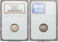 George V 10 Cents 1921 MS62 NGC, Ottawa mint, KM23a. Nicely struck with bisque and lavender-taupe toning. 

HID09801242017