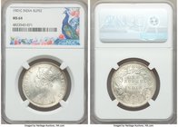 British India. Victoria Rupee 1901-C MS64 NGC, Calcutta mint, KM492. Flashy white surfaces with full mint bloom. 

HID09801242017
