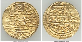 Ottoman Empire. Suleyman I (AH 926-974 / AD 1520-1566) gold Sultani AH 926 (1520/1) VF, Halab mint (in Syria), A-1317. 21.2mm. 3.50gm.

HID09801242017