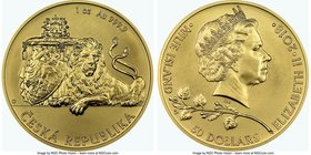 Elizabeth II gold 50 Dollars 2018 MS70 NGC, 1 oz. gold 999.9 Fine. 

HID09801242017