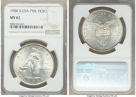 USA Administration Peso 1904-S MS62 NGC, San Francisco mint, KM168. From the Poulos Family Collection

HID09801242017