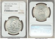 USA Administration Peso 1905-S UNC Details (Cleaned) NGC, San Francisco mint, KM168. From the Poulos Family Collection 

HID09801242017