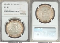 USA Administration Peso 1910-S MS61 NGC, San Francisco mint, KM172. From the Poulos Family Collection

HID09801242017