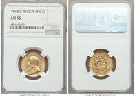 Republic gold "Single Shaft" Pond 1898 AU55 NGC, Pretoria mint, KM10.2. AGW 0.2352 oz.

HID09801242017