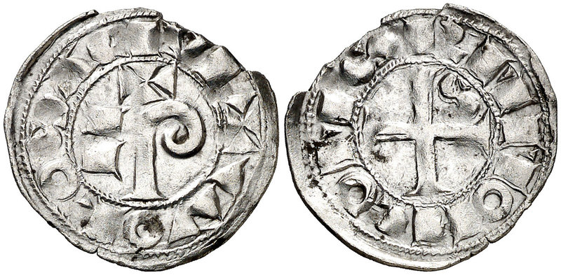 Comtat de Tolosa. Ramon VI (1194-1222) y Ramon VII (1222-1249). Tolosa. Diner. (...