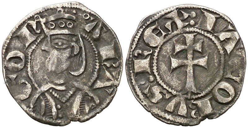 Jaume II (1291-1327). Aragón. Dinero jaqués. (Cru.V.S. 364) (Cru.C.G. 2182). 1,0...