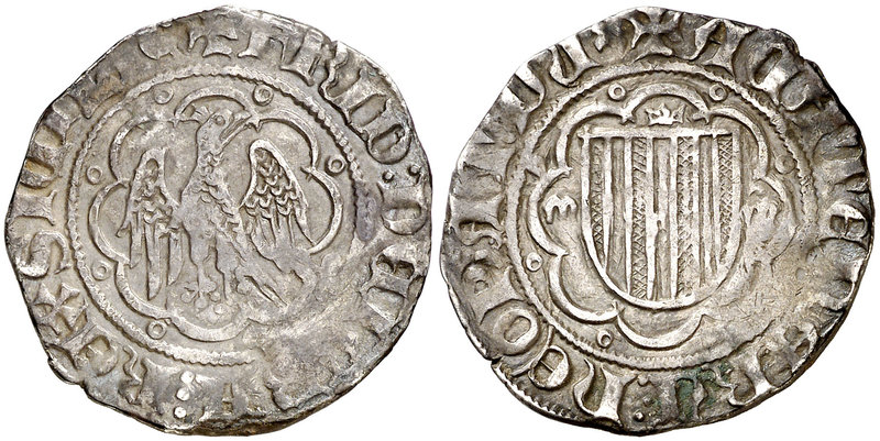 Frederic IV de Sicília (1355-1377). Sicília. Pirral. (Cru.V.S. 631) (Cru.C.G. 26...