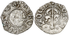 Alfons IV (1416-1458). Perpinyà. Òbol. (Cru.V.S. 831 var) (Cru.C.G. 2878d var). 0,44 g. Escasa. MBC/MBC+.