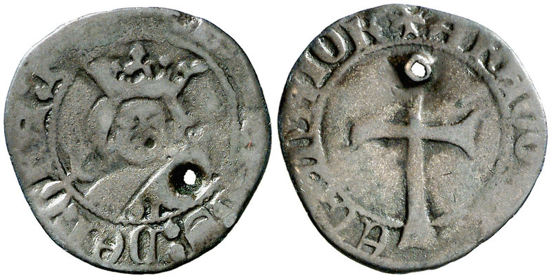 Alfons IV (1416-1458). Mallorca. Dobler. (Cru.V.S. 854) (Cru.C.G. 2896 var). 0,9...