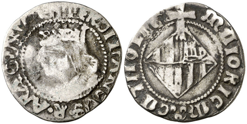 Ferran II (1479-1516). Mallorca. Ral. (Cru.V.S. 1180) (Cru.C.G. 3094). 2,13 g. L...