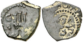 1604. Felipe III. Granada. M. 2 maravedís. (Cal. 693). 1,69 g. Escasa. MBC-.
