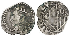 s/d. Felipe III. Mallorca. 1/2 ral. (Cal. 544) (Cru.C.G. 4357). 1,07 g. BC+.