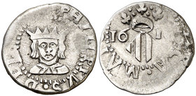 1610. Felipe III. Valencia. 1 divuitè. (Cal. 511) (Cru.C.G. 4361). 2,16 g. MBC.