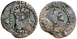 s/d. Felipe IV. Lleida. 1 diner. (Cal. 701, de Felipe III). 0,44 g. MBC-.