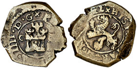 1622. Felipe IV. Cuenca. 4 maravedís. (Cal. 1332). 4,37 g. MBC-.