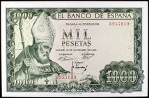 1965. 1000 pesetas. (Ed. D72) (Ed. 471). 19 de noviembre, San Isidoro. Sin serie. S/C.