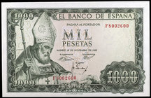 1965. 1000 pesetas. (Ed. D72a) (Ed. 471b). 19 de noviembre, San Isidoro. Serie F. S/C-.