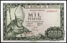 1965. 1000 pesetas. (Ed. D72a) (Ed. 471b). 19 de noviembre, San Isidoro. Serie Z. S/C-.