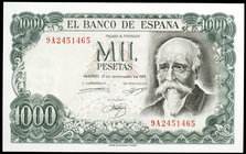 1971. 1000 pesetas. (Ed. D75c) (Ed. 474d). 17 de septiembre, Echegaray. Pareja correlativa, serie 9A. Raros. S/C.