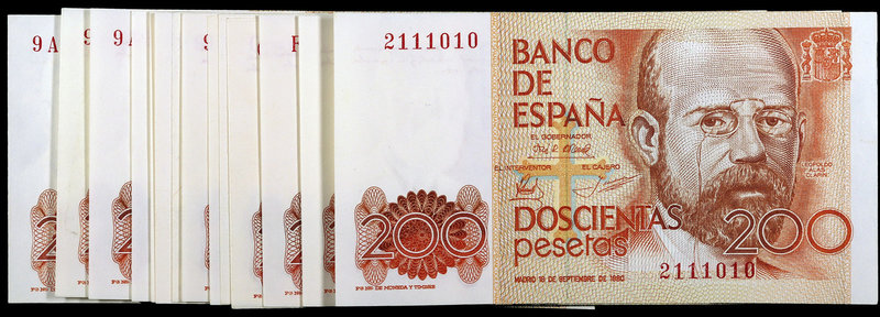 1980. 200 pesetas. (Ed. E6, E6a y E6c) (Ed. 480, 480a y 480b). 16 de septiembre,...