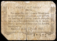 Almagro (Ciudad Real). 50 céntimos. (RGH. 547). BC.