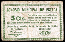 Estada (Huesca). 5 céntimos. (T. 164) (RGH. 2348). Nº 184. BC+.