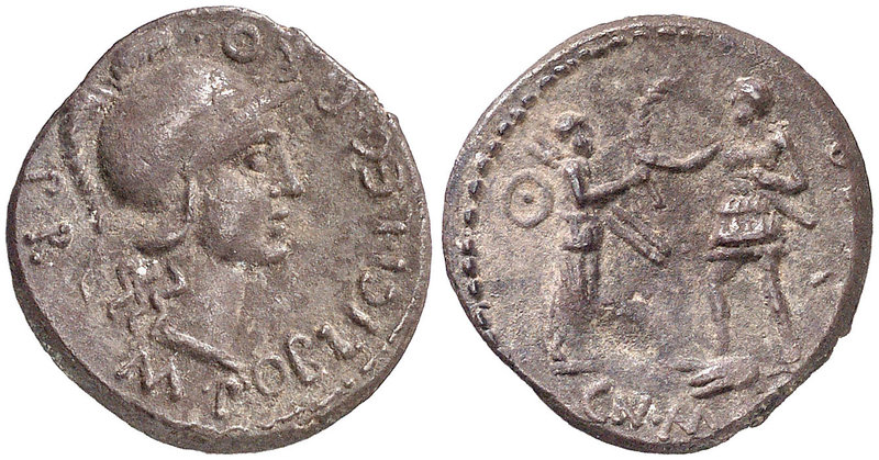 (46-45 a.C.). Cnaeo Pompeyo. Denario. (Spink 1384) (S. 1, como Pompeyo Magno) (C...