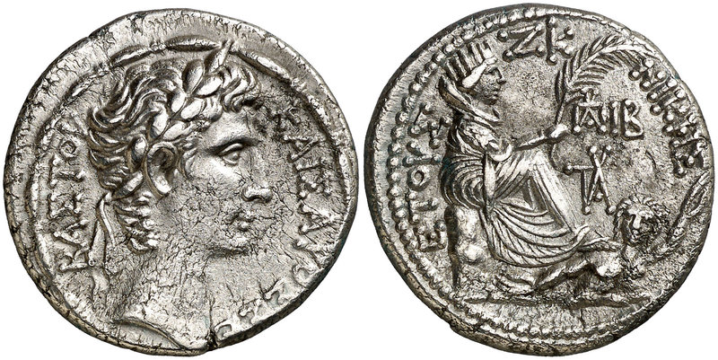 (5-4 a.C.). Octavio Augusto. Siria. Antioquía ad Orontem. Tetradracma. (S.GIC. 1...