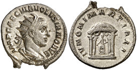 (252 d.C.). Volusiano. Antoniniano. (Spink 9750) (S. 43 var) (RIC. 175 var). 4,05 g. EBC.